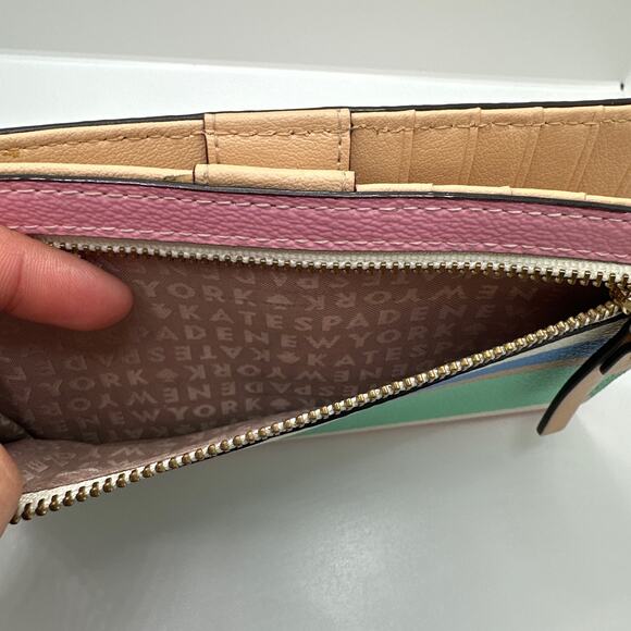 KATE SPADE New York Grove Street Dune Stripe Wallet - Picture 9 of 10